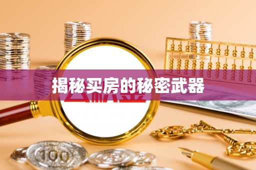 和美揭秘买房的秘密武器